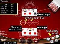 Tri-Card Poker Online